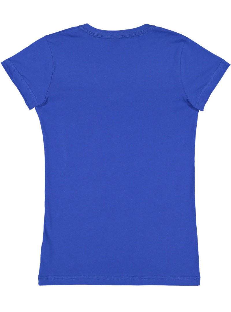 LADIES FITTED V-NECK TEE | LAT-Apparel