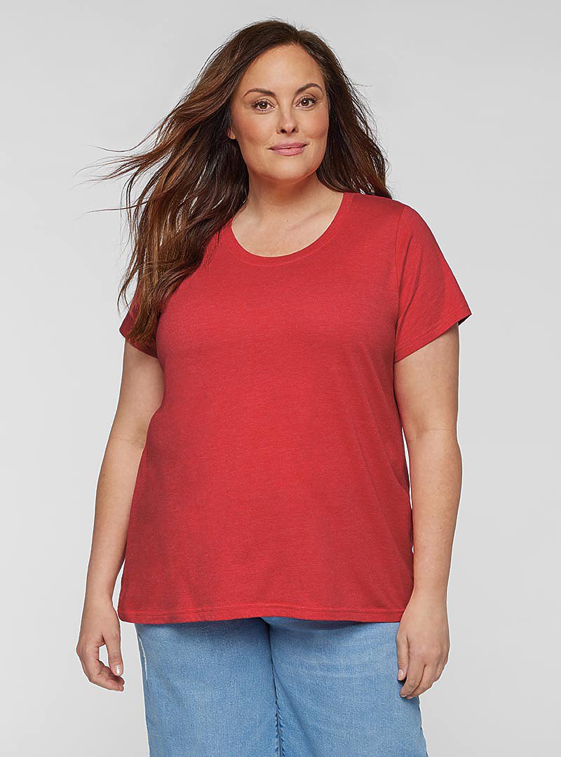Women's Plus Size Fine Jersey T-Shirt — Custom Screen Printing
