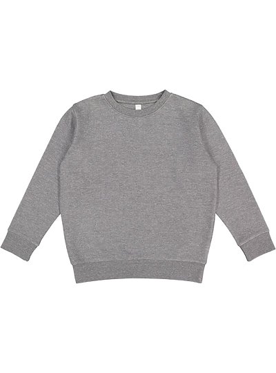 YOUTH ELEVATED FLEECE CREW Granite Heather