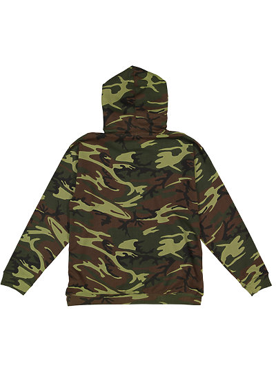 ADULT CAMO PULLOVER HOODIE | LAT-Apparel