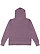 LADIES VINTAGE WASH HOODIE Weathered Plum BACK