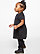 INFANT FINE JERSEY DRESS  MODEL-SIDE