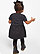 INFANT FINE JERSEY DRESS  MODEL-BACK