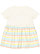 INFANT FINE JERSEY DRESS Natural/Sunkissed Stripe BACK