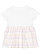 INFANT FINE JERSEY DRESS White/Lilac Stripe BACK