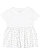 INFANT FINE JERSEY DRESS White/White Spot 