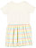 TODDLER FINE JERSEY DRESS Natural/Sunkissed Stripe BACK