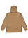 UNISEX FULL ZIP FLEECE Coyote Brown BACK