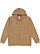 UNISEX FULL ZIP FLEECE Coyote Brown 