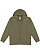 UNISEX FULL ZIP FLEECE Military Green 