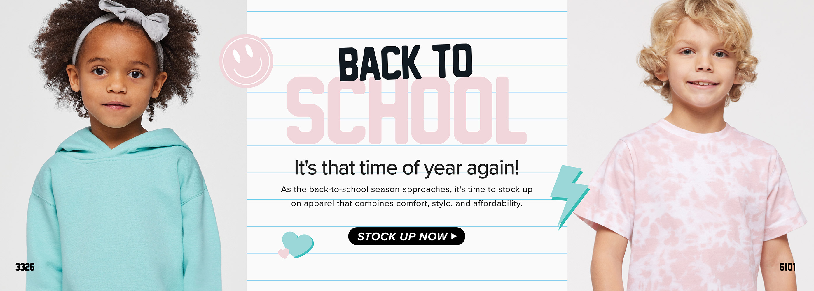 Back to School Styles:  3326 & 6101